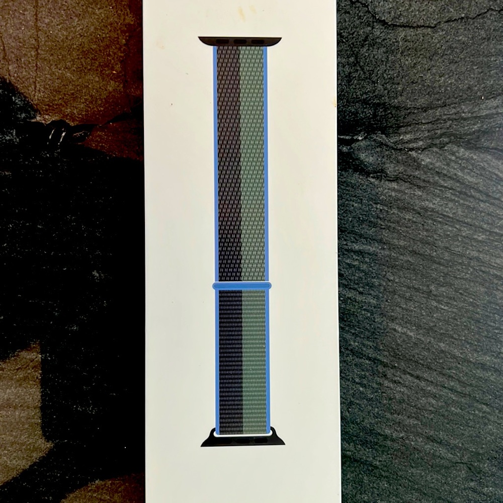 Apple 41 mm Midnight/Eucalyptus Sport Loop Band- New in Box